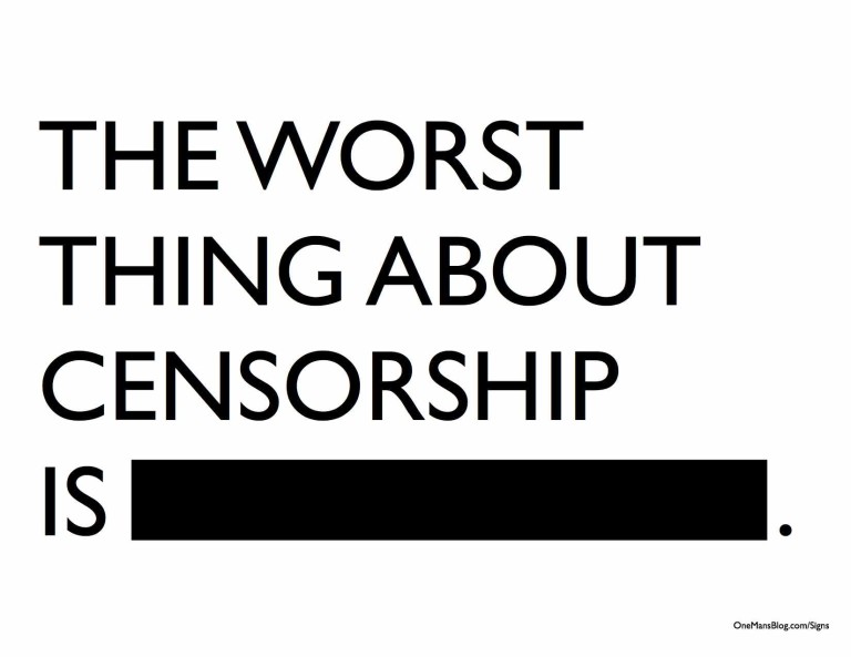 Why the Media Can’t Censor Itself Back Into Credibiity