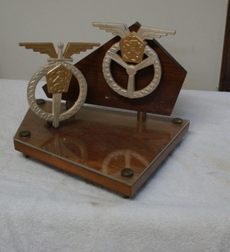 GALLERY- Soviet Era-Wood/Metal Military Award Communist-Czechoslovakia 1970s