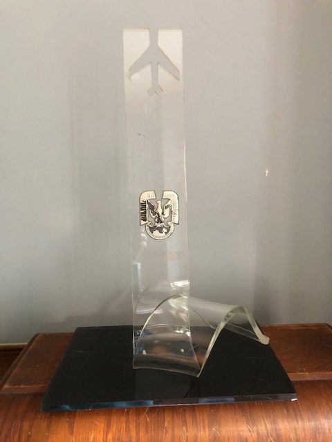 GALLERY: 1970s Polish Air Force, Warsaw Pact Lucite “Trophy-Gift”