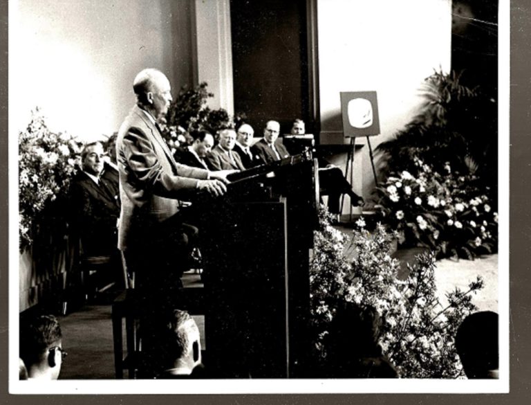 1950s Press Photos -Pres Eisenhower and VP Nixon and Dedication Ceremony